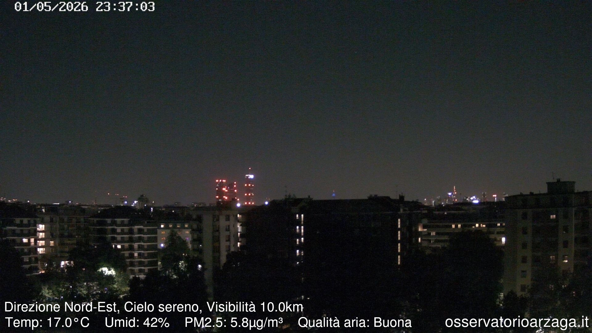 immagine della webcam nei dintorni di Garbagnate Milanese: webcam Milano Arzaga