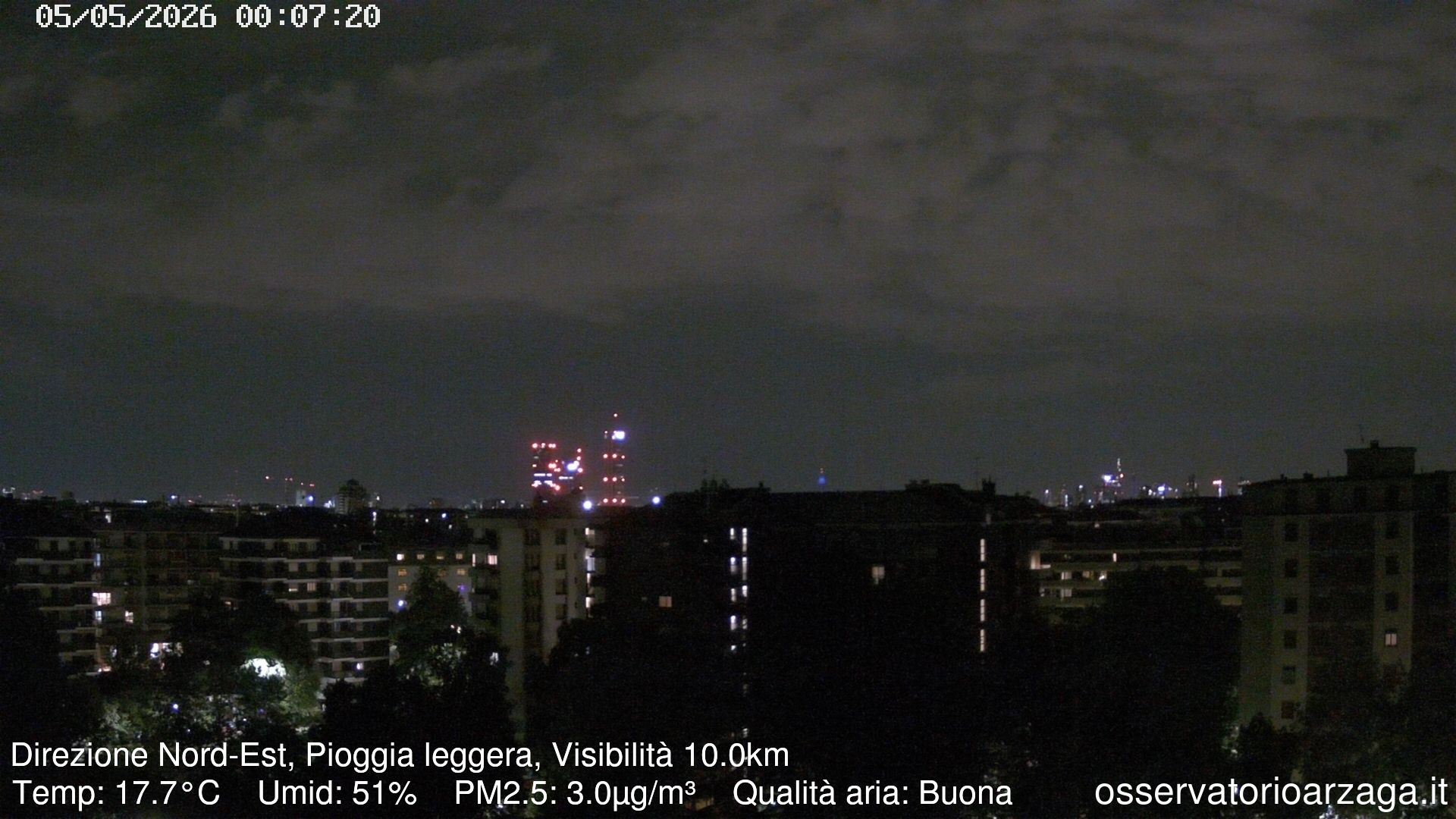 immagine della webcam nei dintorni di Milano Quartiere Ebraico: webcam Milano Arzaga