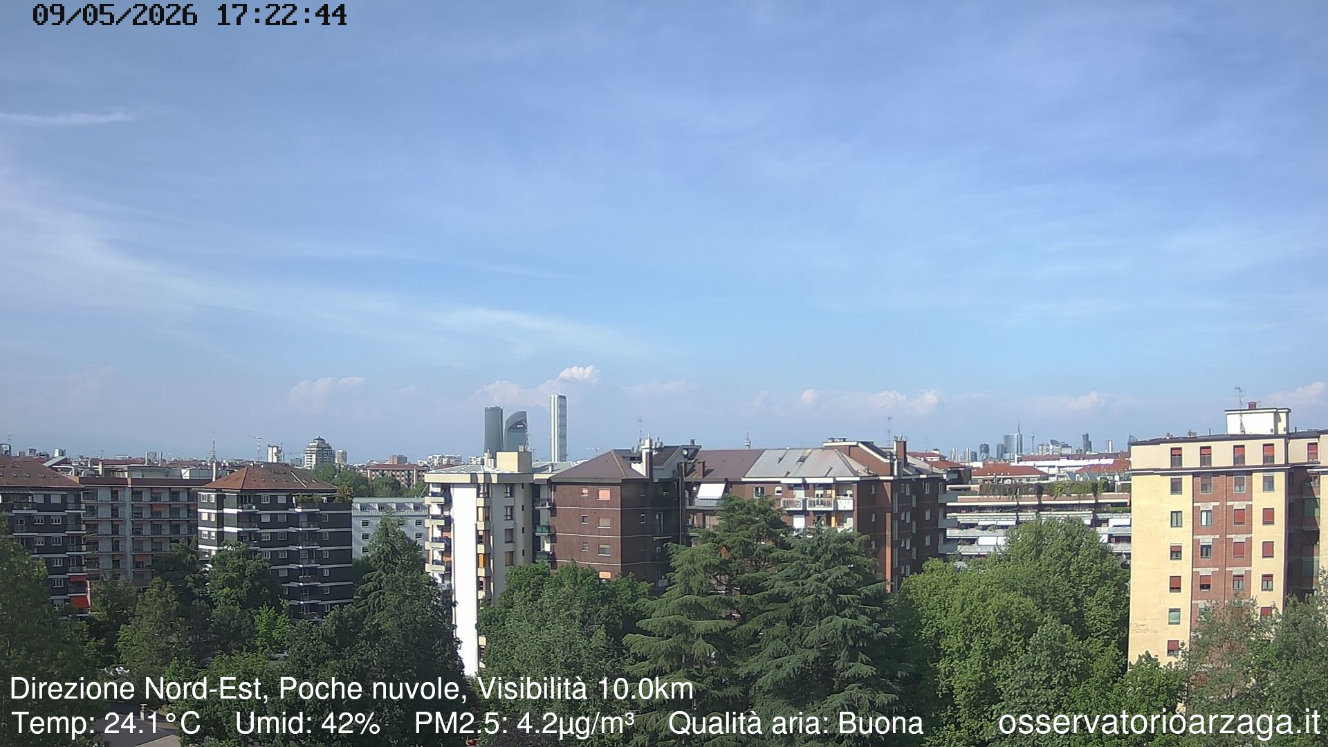 immagine della webcam nei dintorni di Milano Buenos Aires: webcam Milano Arzaga