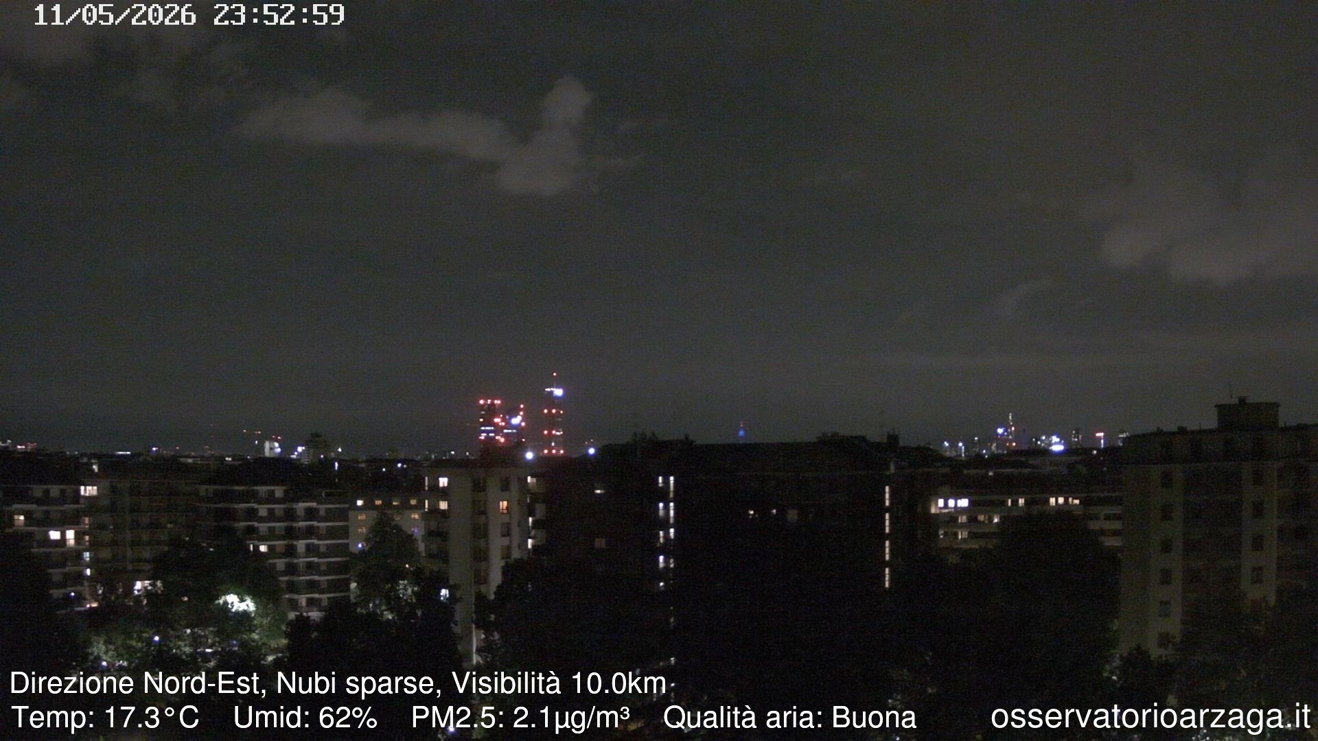immagine della webcam nei dintorni di Milano Sella Nuova: webcam Milano Arzaga