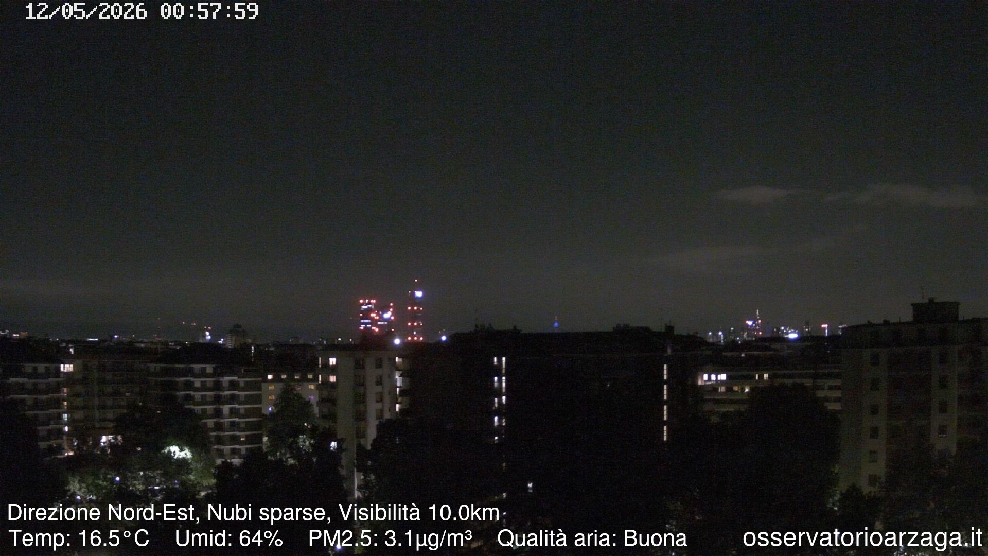 immagine della webcam nei dintorni di Milano Duomo: webcam Milano Arzaga
