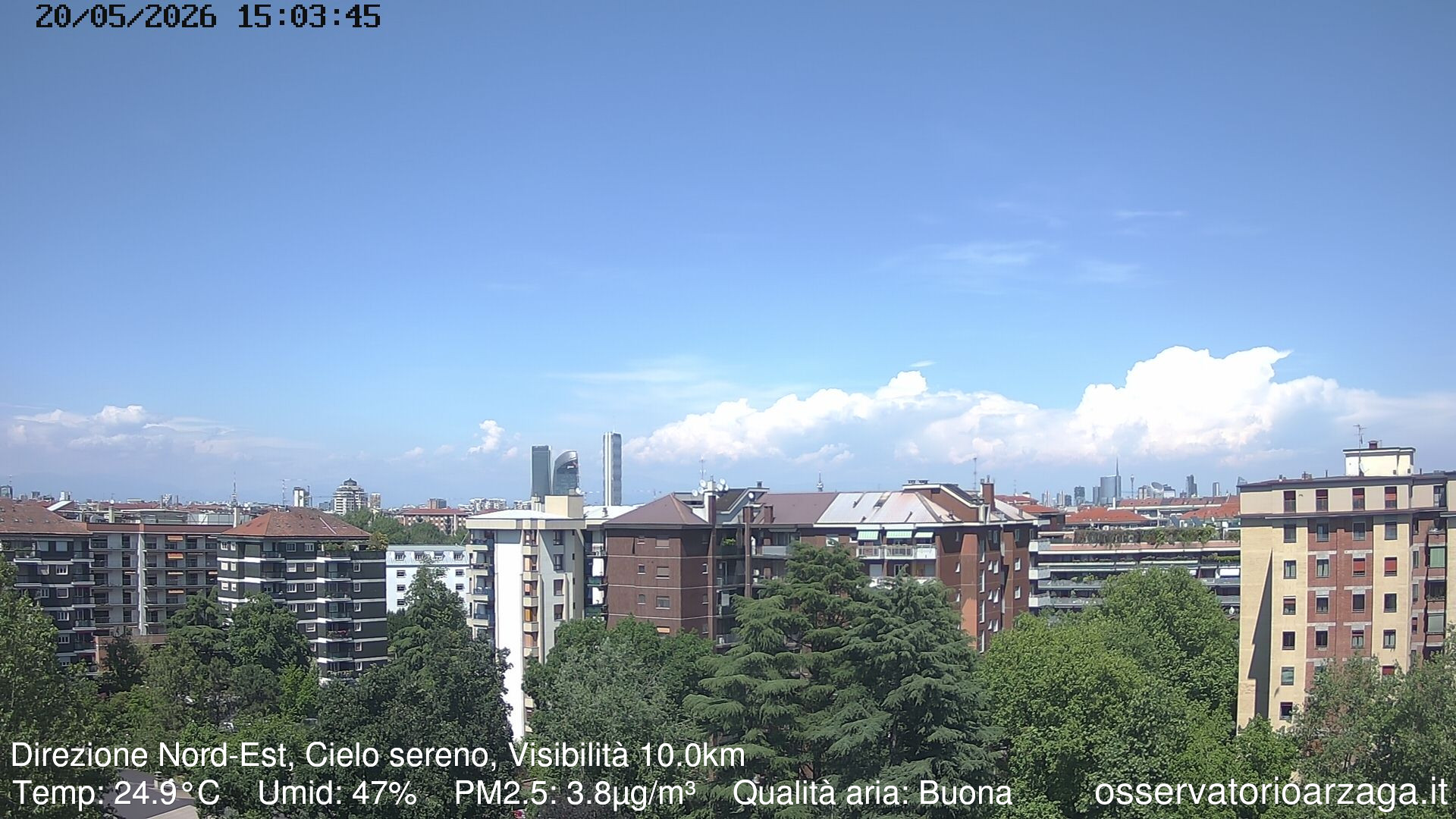 immagine della webcam nei dintorni di Milano Navigli: webcam Milano Arzaga