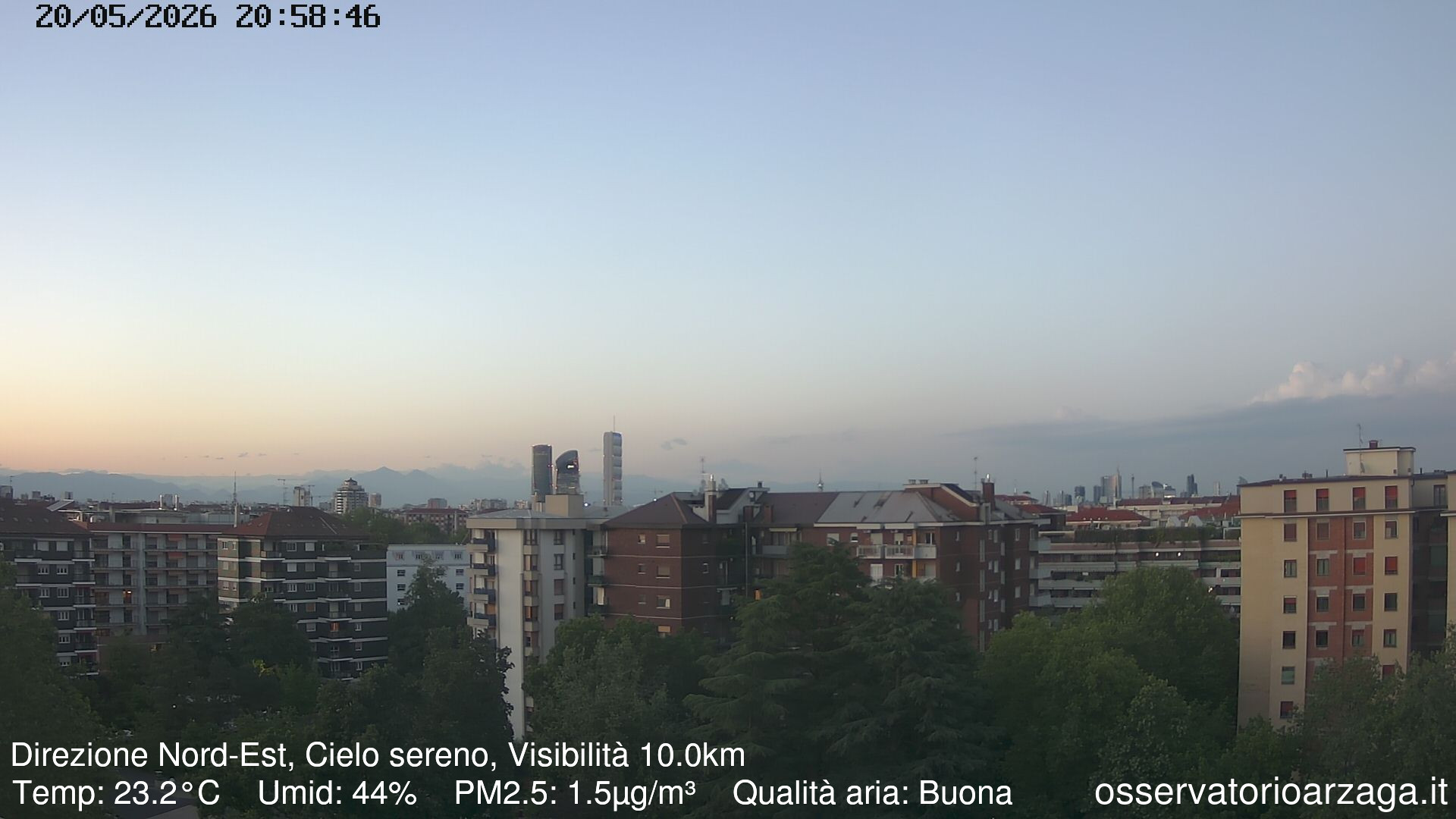 immagine della webcam nei dintorni di Milano Navigli: webcam Milano Arzaga