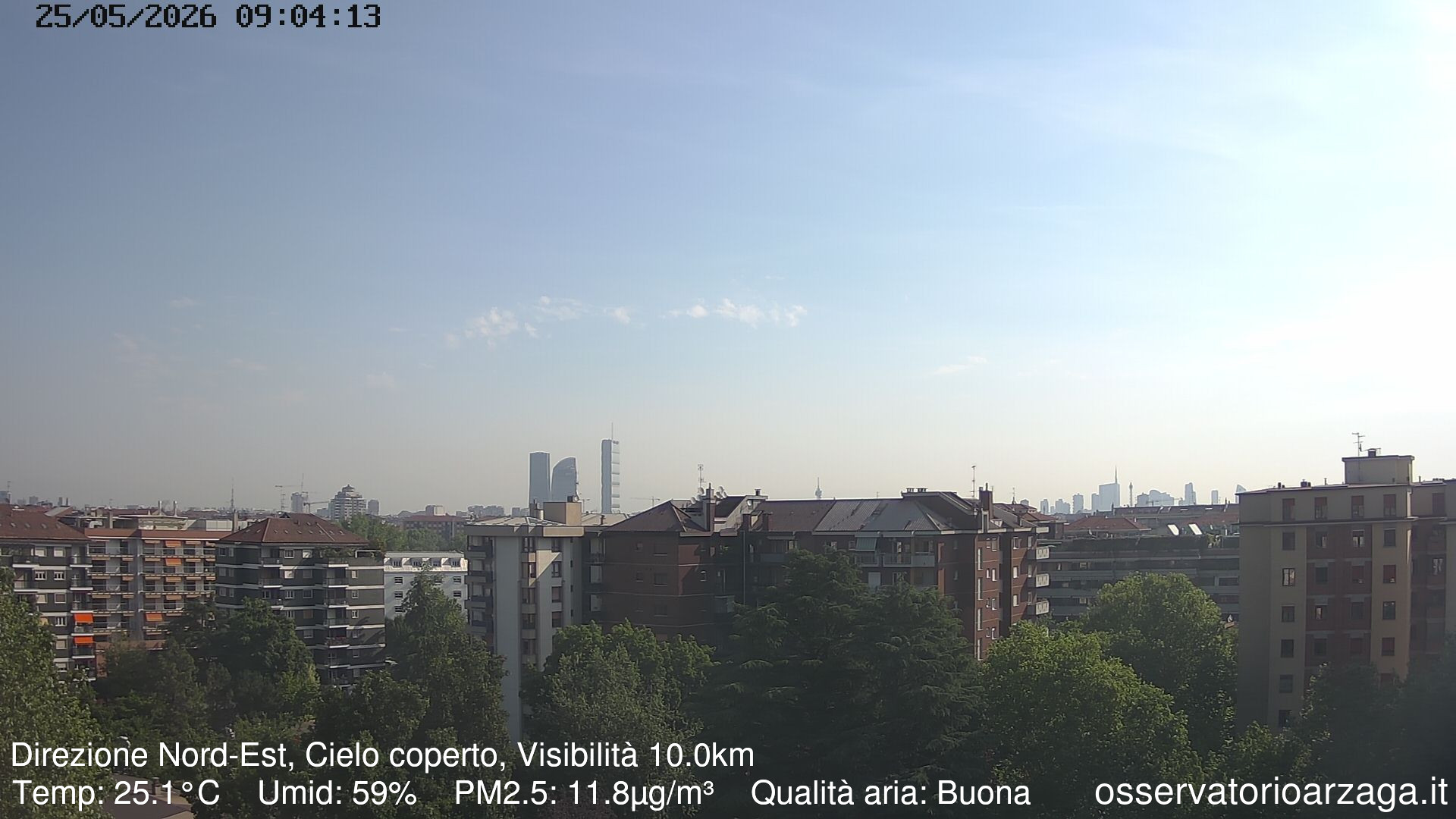 immagine della webcam nei dintorni di Milano Porta Volta: webcam Milano Arzaga