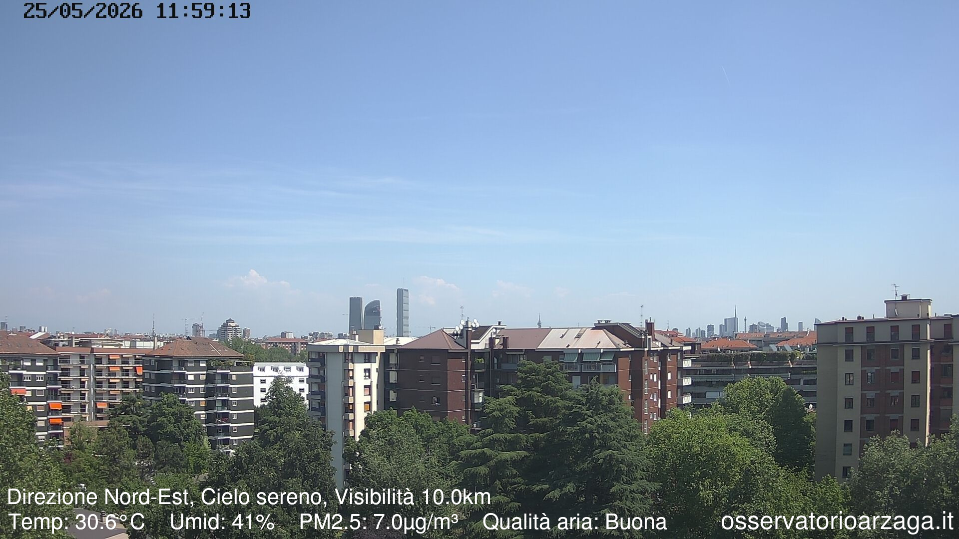 immagine della webcam nei dintorni di Milano Porta Volta: webcam Milano Arzaga
