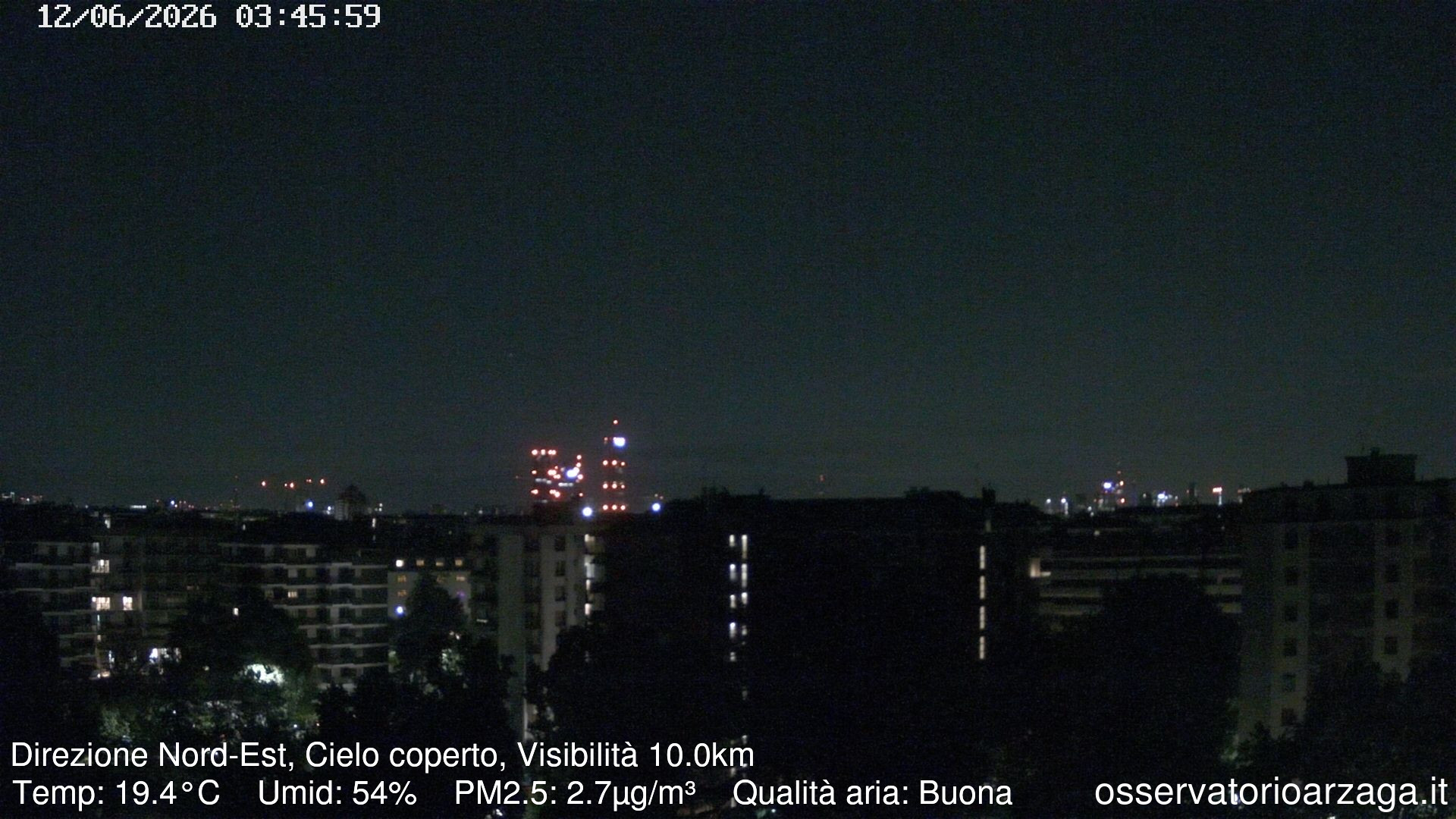 immagine della webcam nei dintorni di Milano Zona 3: webcam Milano Arzaga
