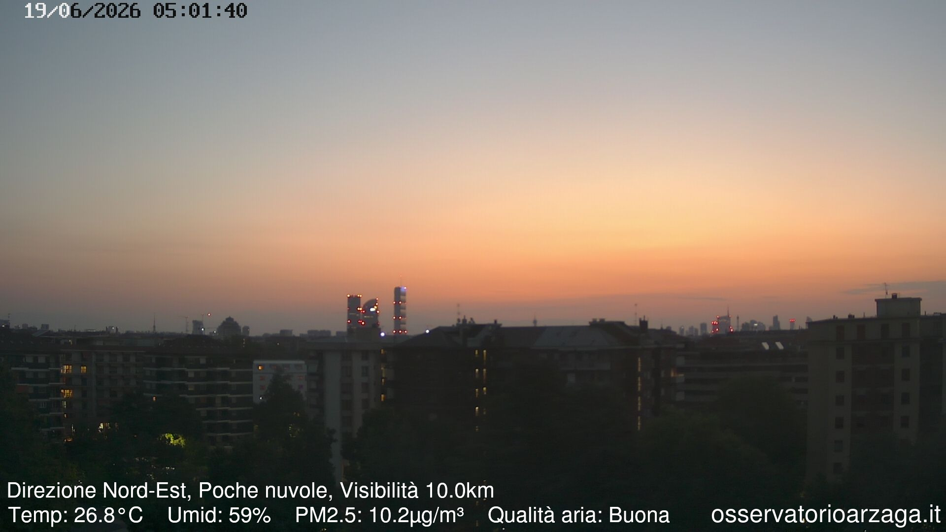 immagine della webcam nei dintorni di Milano Quartiere Ebraico: webcam Milano Arzaga
