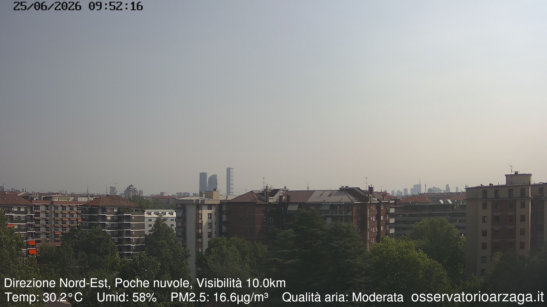 immagine della webcam nei dintorni di Milano Sella Nuova: webcam Milano Arzaga