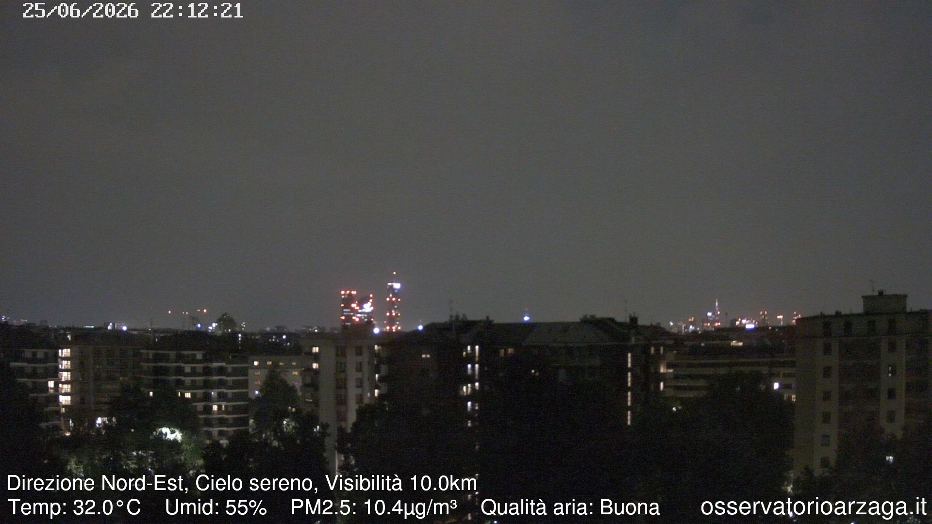 immagine della webcam nei dintorni di Milano City Life: webcam Milano Arzaga