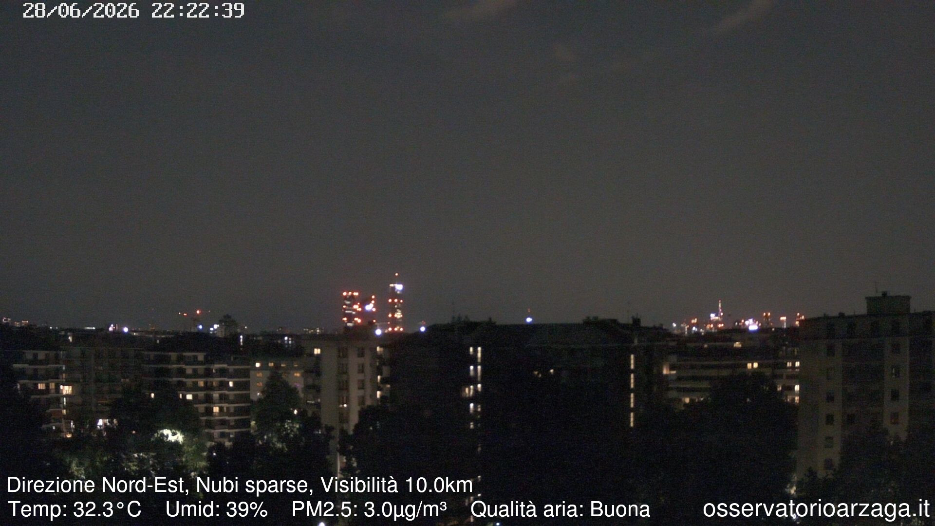 immagine della webcam nei dintorni di Milano Gioia: webcam Milano Arzaga