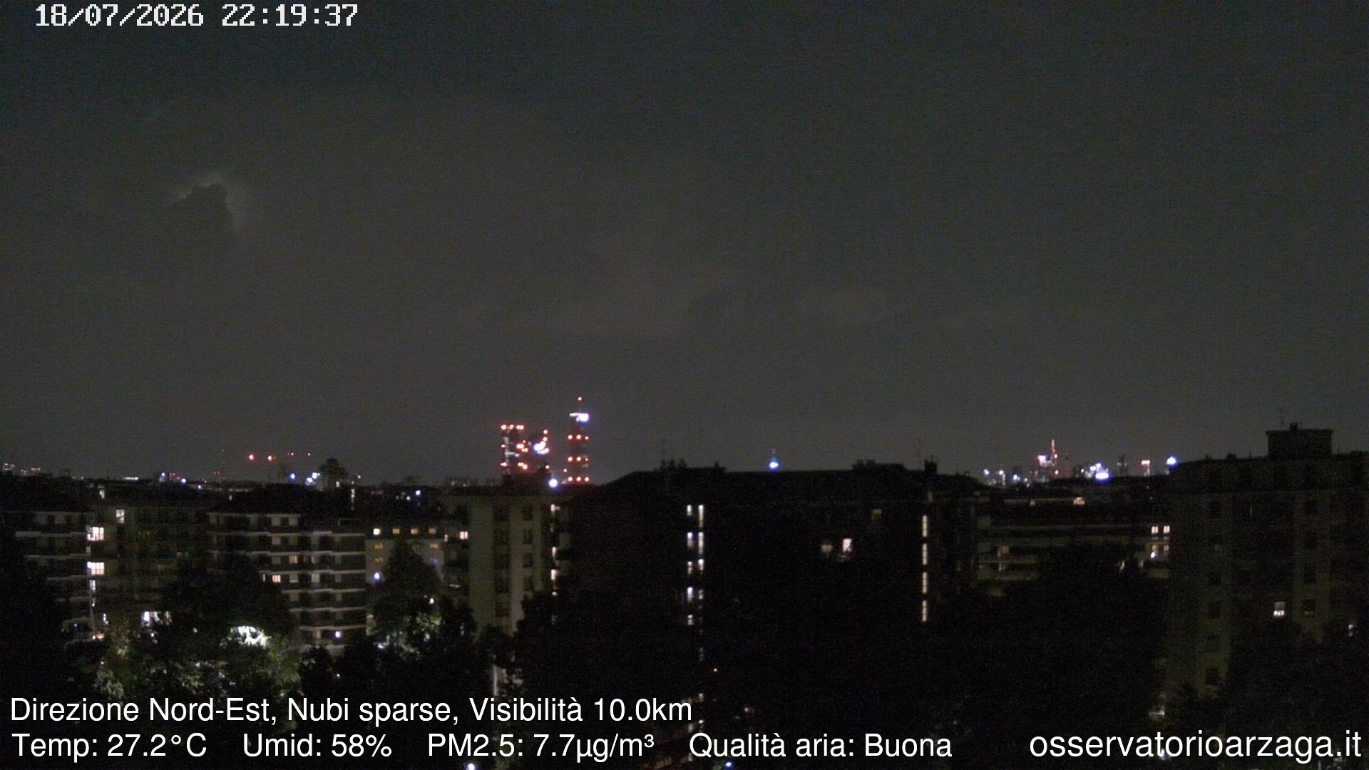 immagine della webcam nei dintorni di Garbagnate Milanese: webcam Milano Arzaga