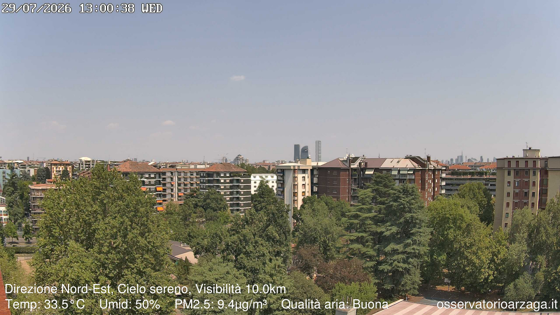 immagine della webcam nei dintorni di Milano Buenos Aires: webcam Milano Arzaga