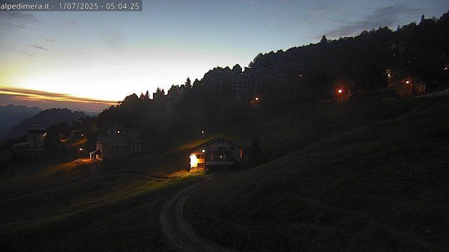 time-lapse frame, Alpe di Mera - Paese webcam