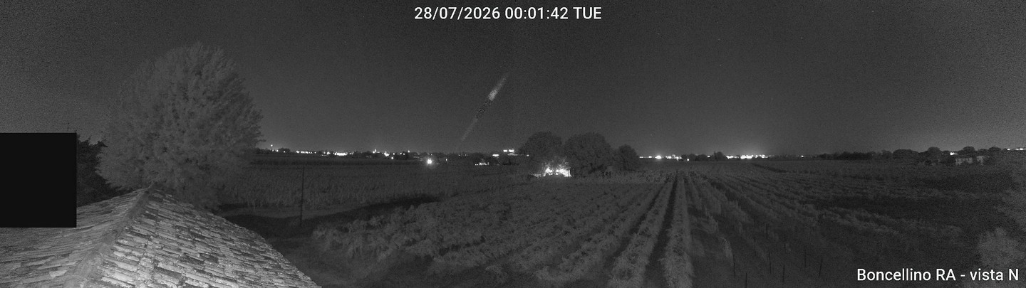 time-lapse frame, Boncellino Nord webcam