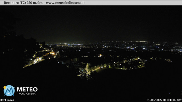 time-lapse frame, Bertinoro webcam