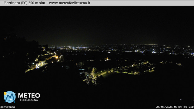 time-lapse frame, Bertinoro webcam