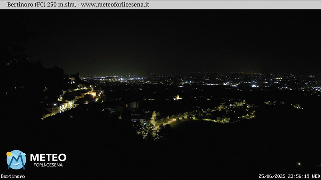 time-lapse frame, Bertinoro webcam