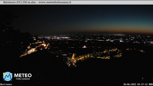 time-lapse frame, Bertinoro webcam