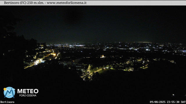 time-lapse frame, Bertinoro webcam