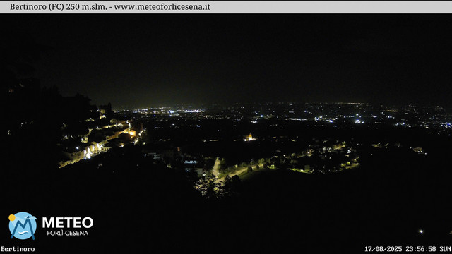 time-lapse frame, Bertinoro webcam