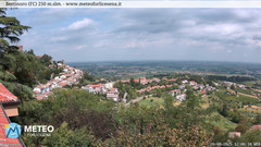 view from Bertinoro on 2025-08-20