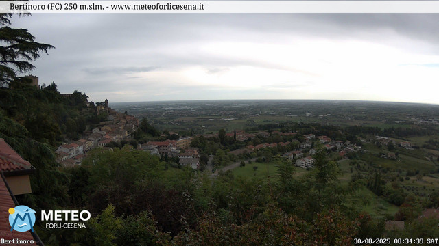 time-lapse frame, Bertinoro webcam