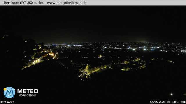 time-lapse frame, Bertinoro webcam