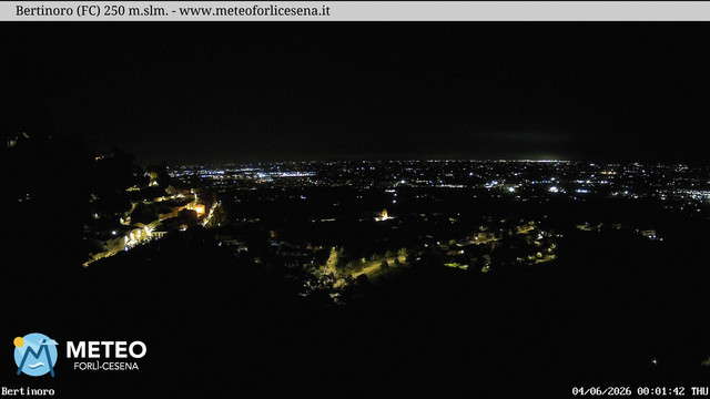 time-lapse frame, Bertinoro webcam