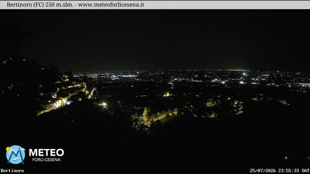 time-lapse frame, Bertinoro webcam