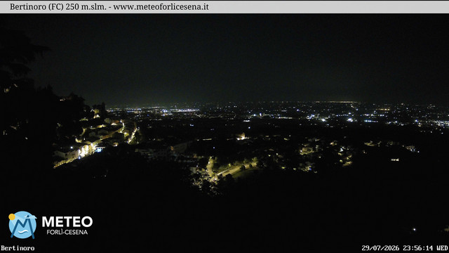 time-lapse frame, Bertinoro webcam