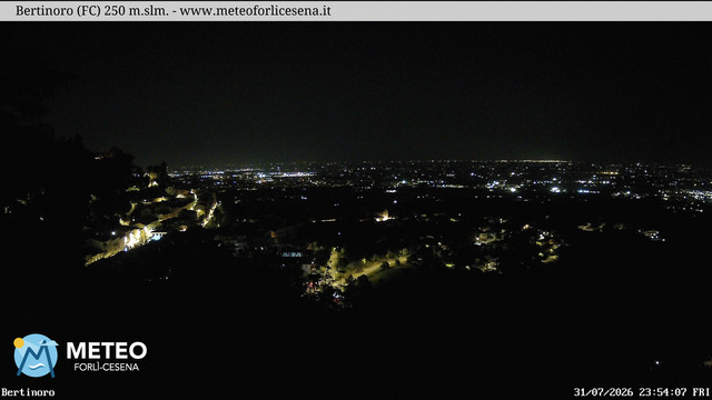 time-lapse frame, Bertinoro webcam