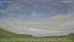 view from Carstairs Sky Cam on 2025-07-09