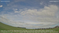 view from Carstairs Sky Cam on 2025-07-09