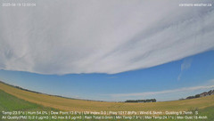 view from Carstairs Sky Cam on 2025-08-19