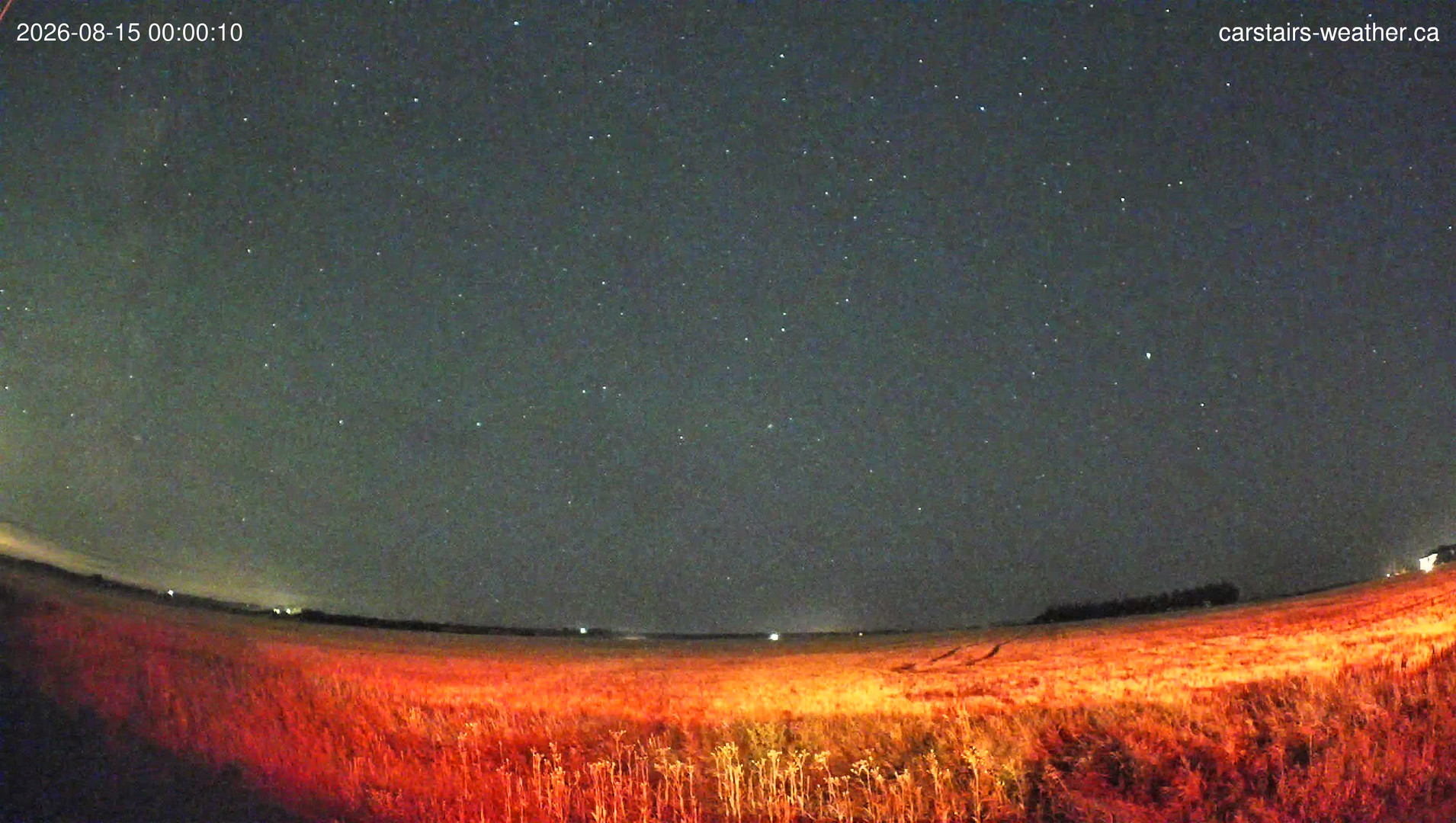 time-lapse frame, Carstairs Sky Cam webcam