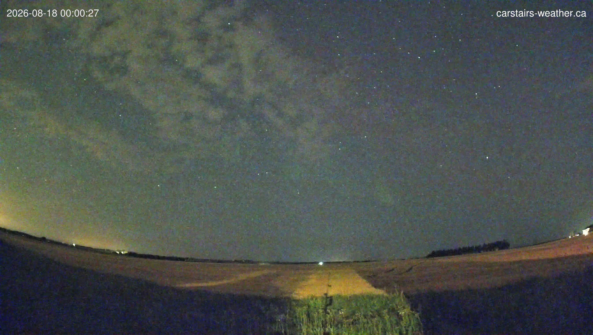 time-lapse frame, Carstairs Sky Cam webcam
