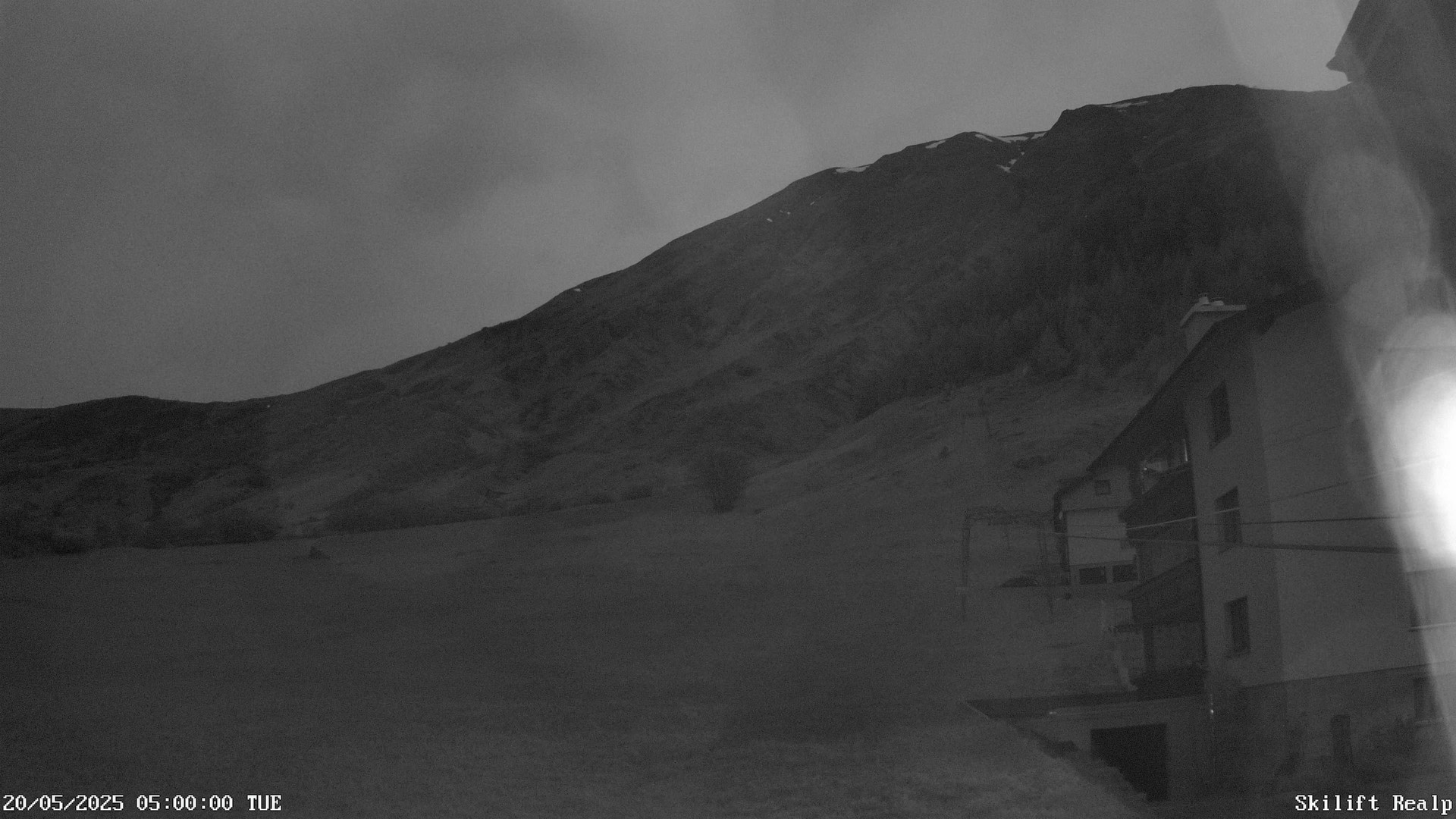 time-lapse frame, Skilift Realp webcam