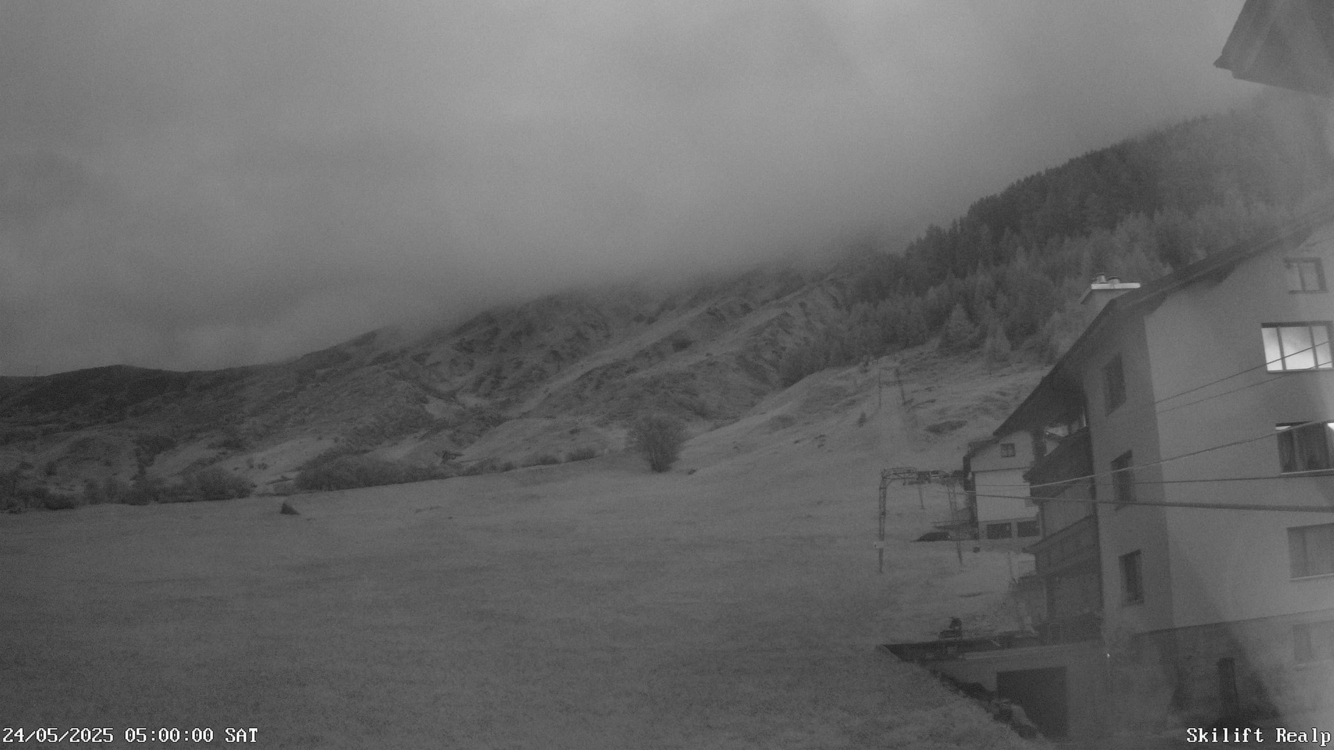 time-lapse frame, Skilift Realp webcam