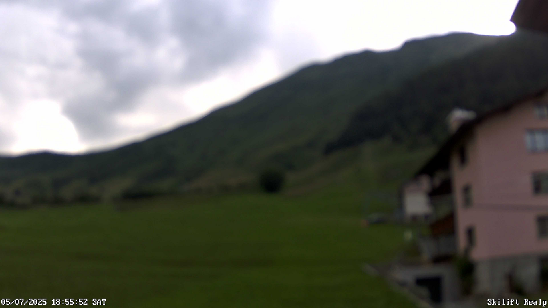 time-lapse frame, Skilift Realp webcam