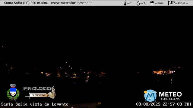 time-lapse frame, Santa Sofia webcam
