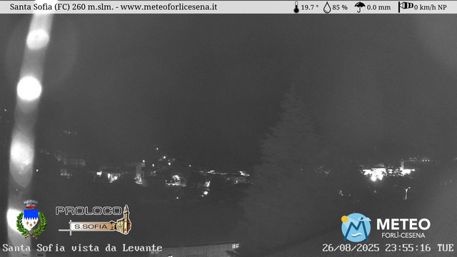 time-lapse frame, Santa Sofia webcam