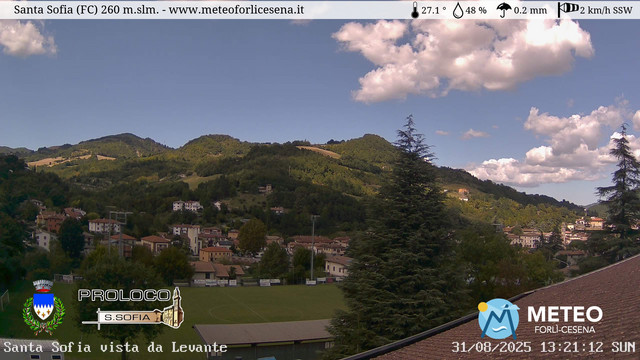 time-lapse frame, Santa Sofia webcam