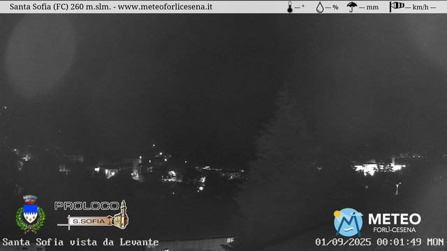 time-lapse frame, Santa Sofia webcam