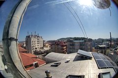 view from Oss. Met. di Gabicce Mare Puntamento Ovest on 2026-04-18