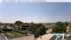 view from Savignano sul Rubicone on 2025-06-21