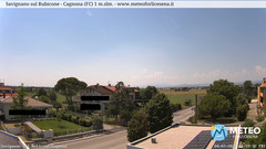 view from Savignano sul Rubicone on 2025-07-04