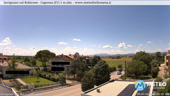 view from Savignano sul Rubicone on 2025-07-09