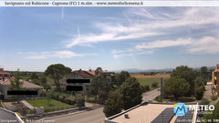 view from Savignano sul Rubicone on 2025-07-20