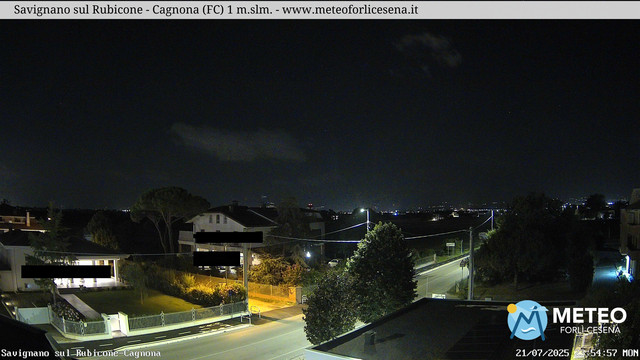 time-lapse frame, Savignano sul Rubicone webcam
