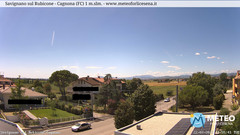 view from Savignano sul Rubicone on 2025-07-22
